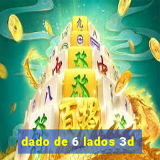 dado de 6 lados 3d